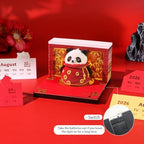 3D Memo Pad, 3D Calendar 2027, Time Piece Calendar, Tear-Off Calendars 2027, 3D Paper Carving Art Memo Pad, Art Carving Sticky Notes for Office Home Gifts Ornaments (Lucky Bag Panda) - Image 3