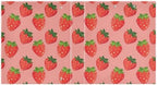 JIPONI 3 Ring Binder Strawberrys Pink Background 1 Inch Round Binders for Men Women Students, Cute File Organizer for Office School, 2 pcs - Image 2