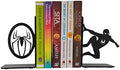 Superhero Decorative Metal Bookends,Metal Bookends, Non Skid Book Ends, Book Stopper for Home/Office Decor/Shelves, 7 X 5.5 X 4 inch per Piece by HeavenlyKraft
