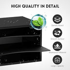 3 Tier Wood Desk Organizer, Mail Sorter and Paper Organizer for Desk, Black - Image 5