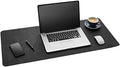 Gallaway Leather Desk Mat, Office Writing Desk Pad, Large 36" x 17" Black, for Top of Desks, Gift Ready Elegant Computer Desk Cover Protector PU Leather by GallawayLeather