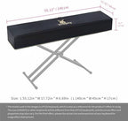 Piano Keyboard Dust Cover with Music Stand Opening of Zipper Design, Dust Proof Cover Compatible for Yamaha DGX670 88-Key Digital Piano Keyboard KBP Series Keyboards - Image 3