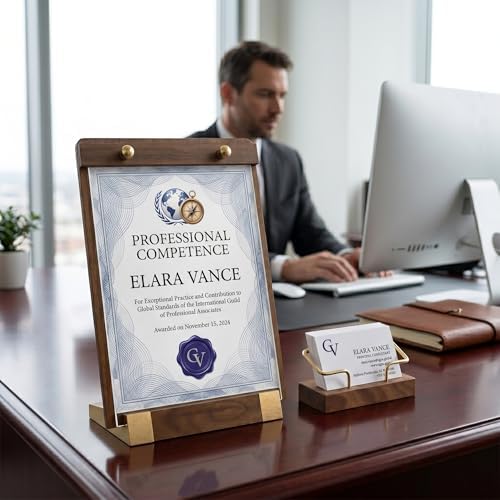 3-Pack Table Top Sign Holders & Business Card Holders - Image 2