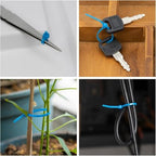 Armpow 8 Inch Black Zip Tie 5000 PCS, 40 Lbs - Small to Medium Zip Tie, Nylon PA66 UV Resistant Cable Tie Heavy Duty for Indoor and Outdoor Use - Ideal for bundling and securing objects - Image 6
