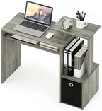 Furinno Econ Multipurpose Home Office Computer Writing Desk, French Oak Grey - Image 5