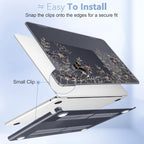 May Chen for M5 MacBook Air 13.6 Inch Case 2026 2025 2024-2022 Release M5 A3449 M4 A3240 M3 A3113 M2 A2681, Plastic Hard Shell Case for MacBook Air 13.6" with Retina Display, Floral Art - Image 6