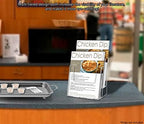 Marketing Holders 4 Pack Two Pocket Brochure Holder 6 Inch Bifold Countertop Take One Booklet Flyer Display Stand Clear Acrylic 2 Tiered Hand Out Advertisement Literature Organizer - Image 2