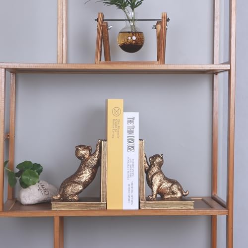 Book Ends for Shelves to Hold Books Heavy Duty,Decorative Bookend - Image 4