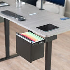 VIVO Black Under Desk Filing Cabinet, MOUNT-FCD1S-B - Image 3