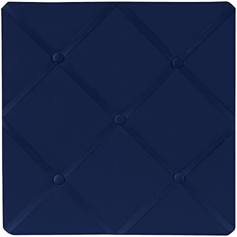 Navy Blue Fabric Memory/Memo Photo Bulletin Board by SweetJojoDesigns
