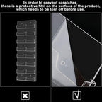 Lincia Acrylic Business Card Holder Wall Mount, 16 Pocket, 21.65'' x 7.87'' - Image 4