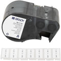 Brady Tamper-Resistant Vinyl Pre-Sized Labels for Label Printer BMP51/BMP53/M511-360 Self Adhesive Printer Labels - Black on White (25,40 mm (W) x 12,70 mm (H)) - M5-17-351 by BradyCorp