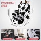 DOBUONO Comfy Office Chair Cushion: 17.5" L x 17.5" W x 18" H Cute Seat Cushion Kawaii Cushion for Gaming Chair with Backrest Non-Slip Floor Seating for Adults and Pets Cow Stuff for Room Decor - Image 2