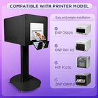 RDYMONKEY Photo Booth Printer Stand Heavy Duty Metal Printer Station Setup for DNP DS620 RX1HS QW410 HiTi P525L Professional Photobooth Printer Holder for Wedding Party Event - Image 4