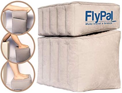 Flypal Inflatable Foot Rest, Adjustable Travel Leg Rest, Kids Airplane Bed by FlyPal