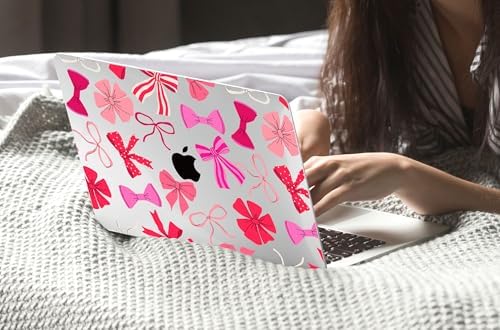 CISSOOK for MacBook Air 15 inch M2-M5 Case 2026 2025 2024 2023 Pink Bows - Image 7