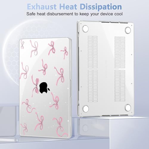 May Chen for 2026 MacBook Pro 14-inch M5 M4 M3 M2 M1 Pro/Max Chip, Release 2026 2025-2021, Model A3427 A3426 A3434 A3112 A3401 A3185, Plastic Hard Shell with Keyboard Cover, Star Bow - Image 5