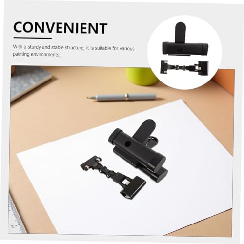 Luxshiny 360 Degree Rotatable Copy Paper Holder Clip for Easel Brushes - Image 3