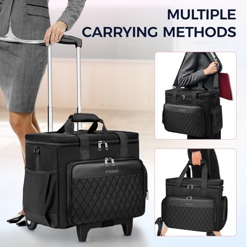 Ytonet Rolling Cart for Teachers with Detachable Dolly & Teacher Tote Bag - Image 5