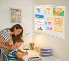 Large Bulletin Board 48" x 36", Felt Pin Board, Oatmeal - Image 6