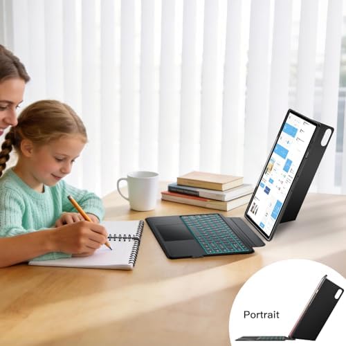 JUQITECH Magnetic Keyboard Case for Samsung Galaxy Tab S11 Ultra 14.6 Inch - Image 3