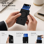 Magnetic Phone Wallet Compatible with MagSafe, One-Touch Pop-Up Card Holder - Image 3