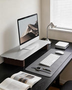 Aluminum Monitor Stand Riser with Wooden Legs, 23.6" Wide - Image 6