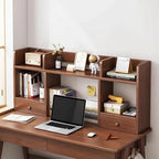 Desk Hutch with 2 Drawers, Desktop Organizer Shelf for College Dorm by Unknown