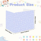 gisgfim 24 Pack Privacy Shields for Student in 12 Pastel Colors Desk Dividers Durable Privacy Folders Testing Dividers Shield Study Boards Panel Partition for Classroom Teacher Back to School Supplies - Image 2