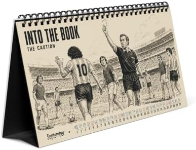 Soccer Art & History – 2027 Art Calendar | Vintage American Soccer Desktop Calendar | Best Gift for Sports Fans - Image 2
