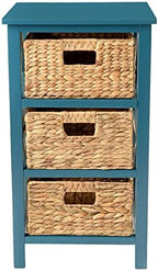 eHemco 3 Tier X-Side Storage Drawer, Teal - Image 6