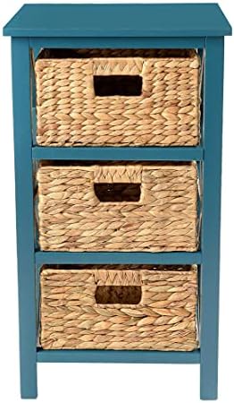 eHemco 3 Tier X-Side Storage Drawer, Teal - Image 6