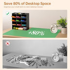 BEYGORM Acrylic Vertical Marker Organizer for 150 Markers, Desk Orgaizer - Image 2