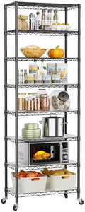 Golpart Shelves Storage Shelf Wire Closet Bathroom Organizers Metal Pantry by Golpart