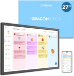 Digital Calendar 27 Inch Touch Screen, Electronic Wall Calendar Chore Chart for Family Monthly/Weekly Planner Rewards Organization, Interactive Large Display Smart Calendar, Desk Mount Included by DragonTouch