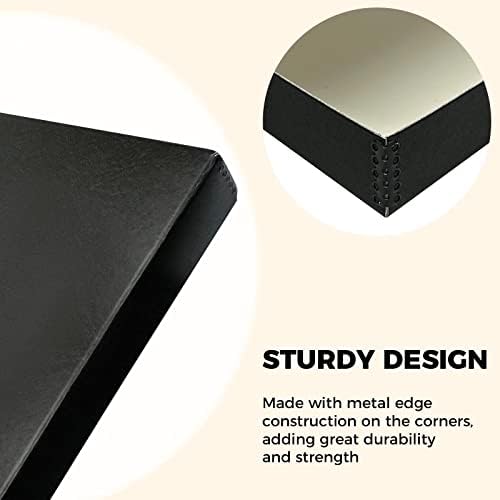Golden State Art, Clamshell Archival Folio Storage Box 18x24 Inch, Black - Image 4