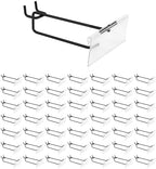 Polmart Heavy Duty 6" Pegboard Double-Bar Hooks (6-inch, 50-Pack) by Polmart