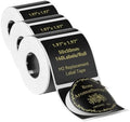 NIIMBOT Black Round Labels 50x50mm(1.97'' x 1.97''), for M2/M3 Label Maker, Suitable for Essential Oils Aromatherapy Bathroom Bakery Gift Labels, Waterproof Oilproof and Long Storage (Pack of 3) by NIIMBOT%C2%AE