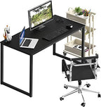 SHW Mission 40-Inch Home Office Computer Desk, Black - Image 6