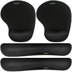 VAGAU Premium Keyboard Wrist Rest and Mouse Pad Wrist Support for 2 Pack by VAGAU