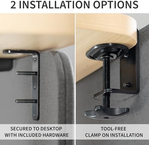 VIVO Dark Gray Clamp-on 60 x 24 in Privacy Panel, PP-1-V060D - Image 4