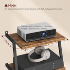 MAHANCRIS Floating TV Shelf, 2 Tier Projector Shelf for DVD Players - Image 5
