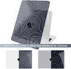 Batianda AstroGrid Case for MacBook Air 13.6" M2-M5 Chip, Contour Grid - Image 3