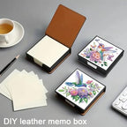 4 Pcs Floral Bird Diamond Art Sticky Note Holder with 640 Sheets Paper, 5D DIY Desktop Memo Pad Organizer for Women, Office Supplies Desk Decor Accessory, Creative Craft Gift - Image 7