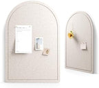 Large Arched Felt Bulletin Board 35.4''×23.6'', Oatmeal by FLUXYNARA