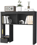 Desk Hutch Shelf, Desktop Shelf Organizer 37 inch Wide Desktop - Image 6