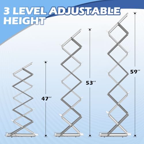 Literature Rack, Brochure Stands Display, 2-Pack Silver - Image 2