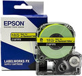 Epson LABELWORKS 218FYPX Tape - Black on Fluorescent Yellow - 3/4" (18mm) by EpsonLABELWORKS