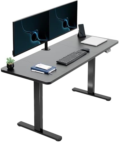 VIVO Black 60 x 24 in Standing Desk, DESK-KIT-B06B by VIVO