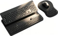 Ergonomic Keyboard and Mouse Pad Combo with Stand/Wrist Rest, Black by Unknown